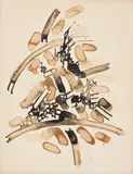Abstrato by Antônio Bandeira, óleo sobre cartão colado em tela, offered Nov 2017