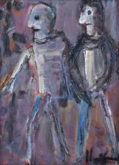 Andantes by Iberê Camargo, 1988, óleo sobre tela, offered Nov 2017