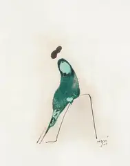 Carybé, Sem Título, 1966, técnica mista sobre papel