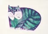 O Gato by Aldemir Martins, litogravura sobre papel, offered Oct 2017