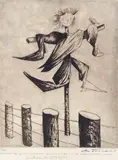 Candido Portinari, Espantalho, gravura em metal sobre papel