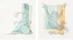 Sem Titulo by Clóvis Graciano, 1978, gravura em metal sobre papel, offered Oct 2017