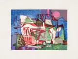 Roberto Burle Marx, Irmão Murilo, 1988, litogravura sobre papel