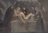 Descida da Cruz by Fulvio Pennacchi, 1942, óleo sobre placa, offered Oct 2017