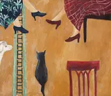 Sérgio Fingermann, Sem Título, 1989, óleo sobre tela