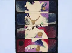 Alphonse by Ubirajara Ribeiro, 1967, técnica mista sobre papelão, offered Oct 2017