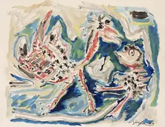 Sem Titulo by Ivan Serpa, 1963, aquarela sobre papel, offered Oct 2017