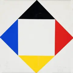 Sem Titulo by Max Bill, 1967, serigrafia sobre papel, offered Oct 2017