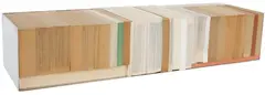 Fernanda Fragateiro, Sem Título, 2009, aço inox e livros