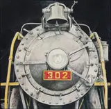 Glauco Pinto de Moraes, Frente da Locomotiva - Serie Mecâno-Iconográfico n°134, óleo sobre tela