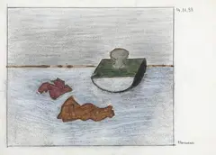 Sem Título by Eleonore Koch, 1998, técnica mista sobre papel, offered Oct 2017