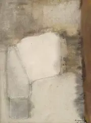 Sem Título by Arcangelo Ianelli, 1962, têcnica mista sobre papel, offered Oct 2017