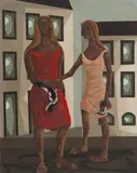 Mulheres by Clóvis Graciano, 1975, óleo sobre tela, offered Oct 2017