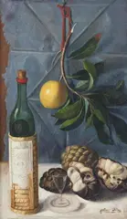 Sem Título by Estêvão Silva, óleo sobre madeira, offered Oct 2017