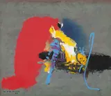 Omoide No Hi by Manabu Mabe, 1990, óleo sobre tela, offered Oct 2017