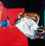 Sem Título by Manabu Mabe, 1991, acrílica sobre tela, offered Oct 2017