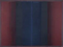 Vibrações em Vermelho e Azul by Arcangelo Ianelli, 1991, óleo sobre tela, offered Oct 2017