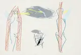 Leonilson, Sem Título, 1985, técnica mista sobre papel