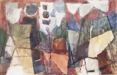 Sem Título by Henrique Boese, óleo sobre placa, offered Oct 2017