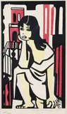 Di Cavalcanti, Mulher, serigrafia sobre papel