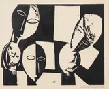 Lasar Segall, Sem Título, xilogravura sobre papel