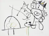 Joan Miró, Ubu Roi Aux Baleares, litogravura sobre papel