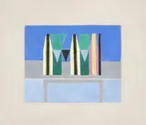 Ferreira Gullar, Composição Geométrica, 2008, óleo sobre placa