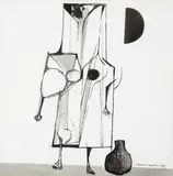 Sem Título by Aldemir Martins, 1966, nanquim sobre papel, offered Aug 2017