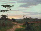 Clodomiro Amazonas, Paisagem, 1923, óleo sobre tela