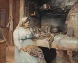 Oscar Pereira da Silva, Mulher Cozinhando