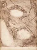 Candido Portinari, Menina Boba, 1940, litogravura sobre papel