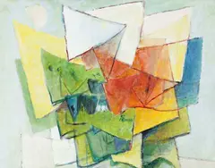 Sem Título by Henrique Boese, 1987, óleo sobre tela, offered Aug 2017