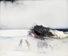 Manabu Mabe, Sem Título, 1971, óleo sobre tela
