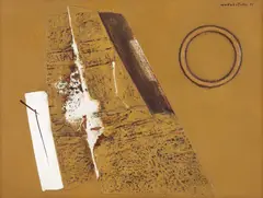 Sem Título by Kazuo Wakabayashi, 1975, óleo sobre tela, offered Aug 2017