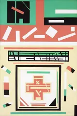 Sem Título by Niobe Xandó, 1979, acrílica sobre tela, offered Aug 2017