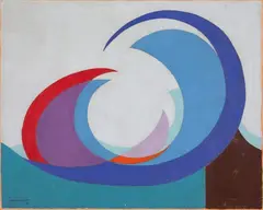 Sem Título by Sérvulo Esmeraldo, 1976, óleo sobre tela, offered Aug 2017