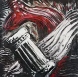 Daniel Senise, Sem Titulo, 1984, óleo sobre tela