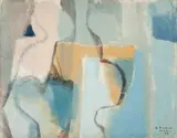 Roberto Burle Marx, Sem Título, 1987, óleo sobre tela