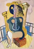 Ismael Nery, Surreal, aquarela sobre papel
