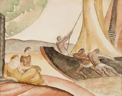 Sem Título by Antonio Gomide, aquarela e grafite sobre papel, offered Aug 2017