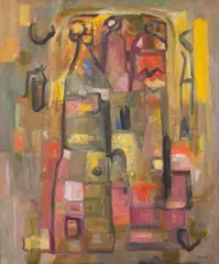 Pintura nº 2 by Pedro Tort, 1986, óleo sobre tela, offered Aug 2017