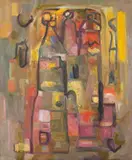 Pedro Tort, Pintura nº 2, 1986, óleo sobre tela