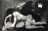 Fase Erótica by José Zaragoza, 1979, nanquim sobre papel, offered Aug 2017