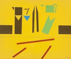 Sem Título by Ferreira Gullar, 2004, colagem, offered Jun 2017