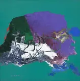 Sem Título by Manabu Mabe, 1991, acrílica sobre tela, offered Jun 2017
