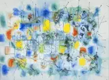 Sem Título by Antônio Bandeira, 1956, guache sobre papel, offered Jun 2017