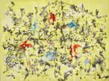 Porto by Antônio Bandeira, 1955, guache sobre papel, offered Jun 2017
