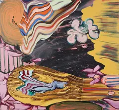 Henrique Oliveira, Sem Título, 2010, óleo sobre tela