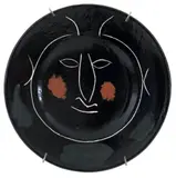 Pablo Picasso, Service Visage Noir (A.R. 43), tinta esmalte sobre cerâmica