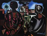 Di Cavalcanti, Noturno na Favela com Três Mulatas